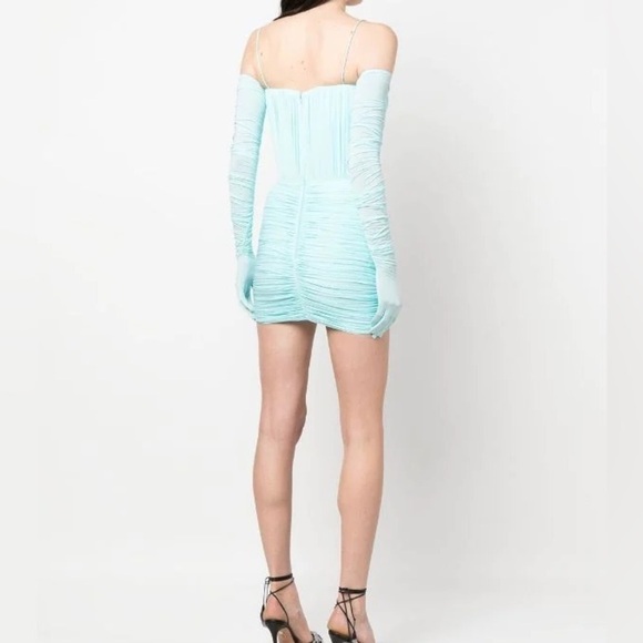 Alex Perry Paige Mini Dress White AU8 - Picture 5 of 10